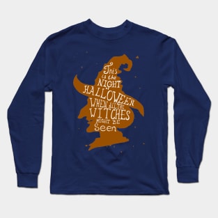 Halloween Witch Long Sleeve T-Shirt